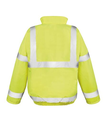 Blouson adulte jaune fluo Result Core