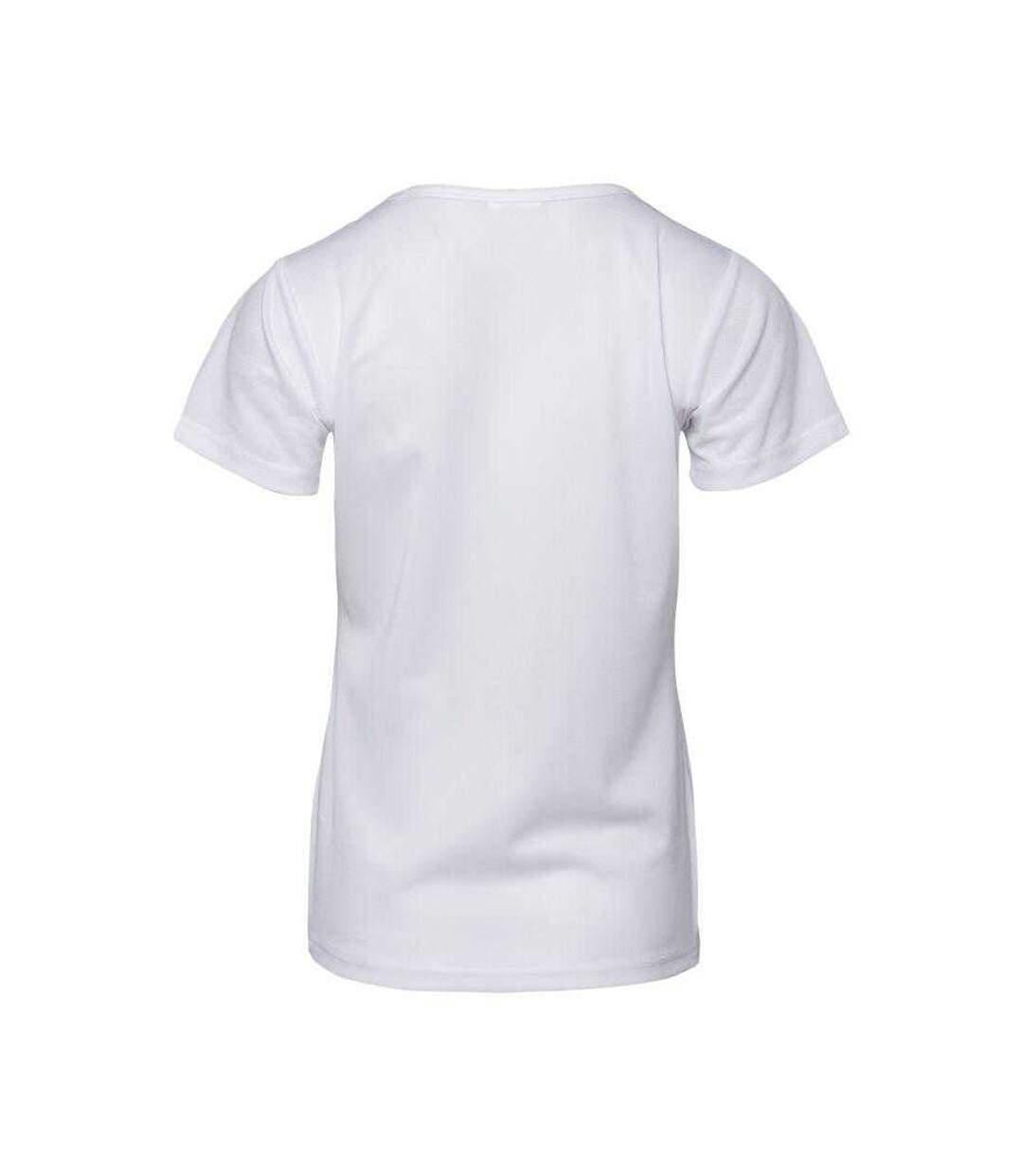 Womens/ladies Dillion T-shirt White Martes-2