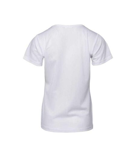 Womens/ladies Dillion T-shirt White Martes
