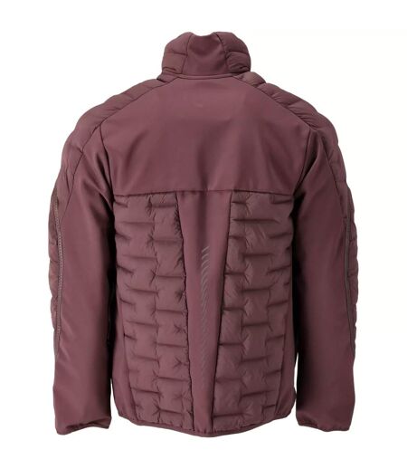 Mens Customised Quilted Jacket Bordeaux Mascot