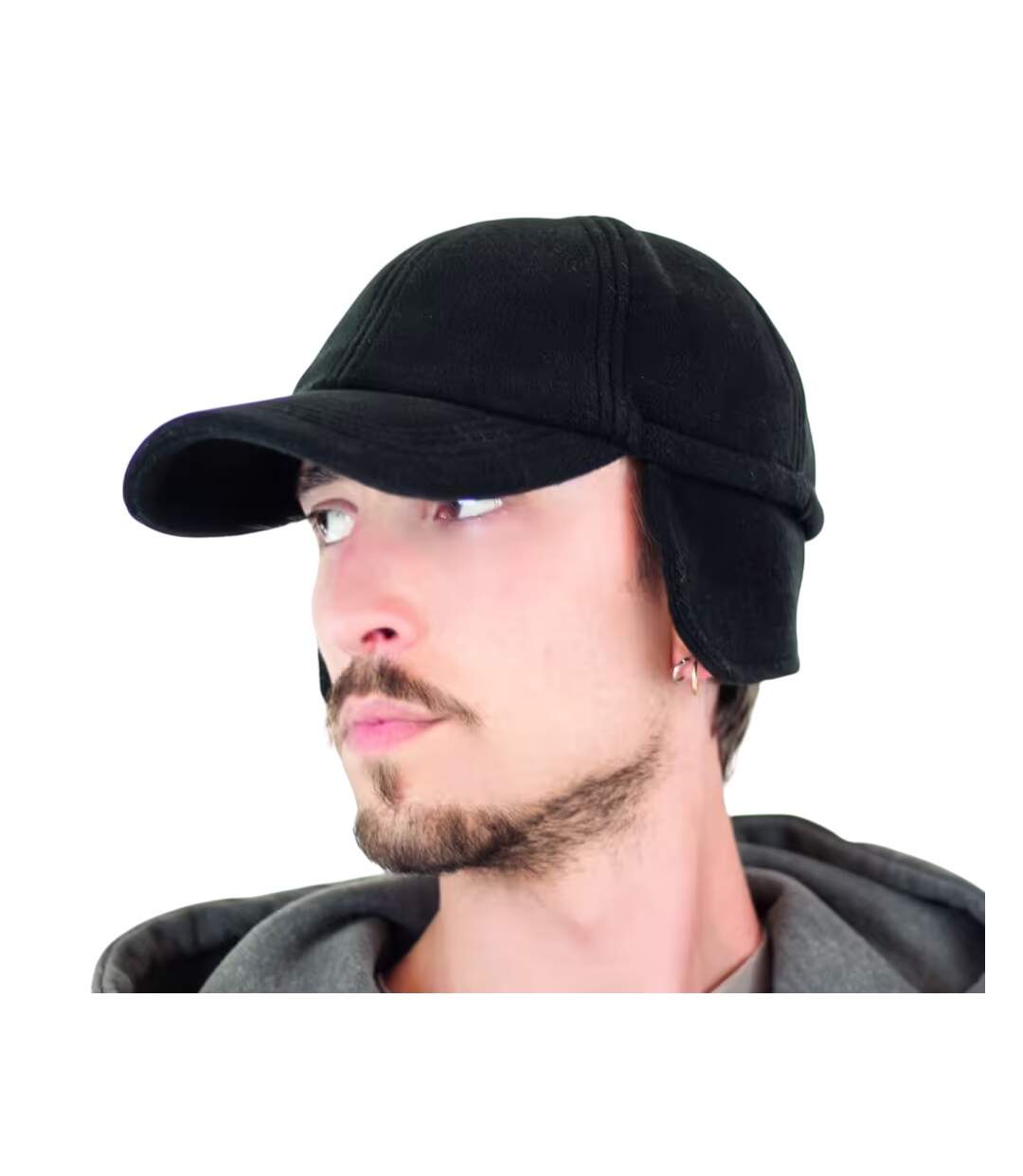 Casquette De Baseball Noir Atlantis Headwear-1