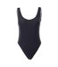 Maillot De Bain 1 Pièce Motif/style Logo Femme Noir Calvin Klein-1