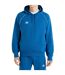 Mens Panelled Hoodie Classic Blue Brilliant White Umbro-3