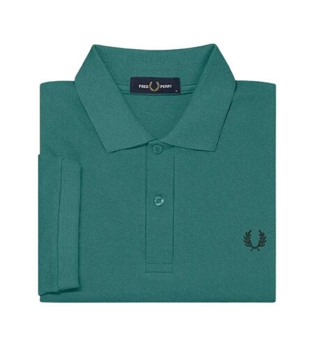 Polo Motif/style Uni Femme Menthe Sombre Fred Perry