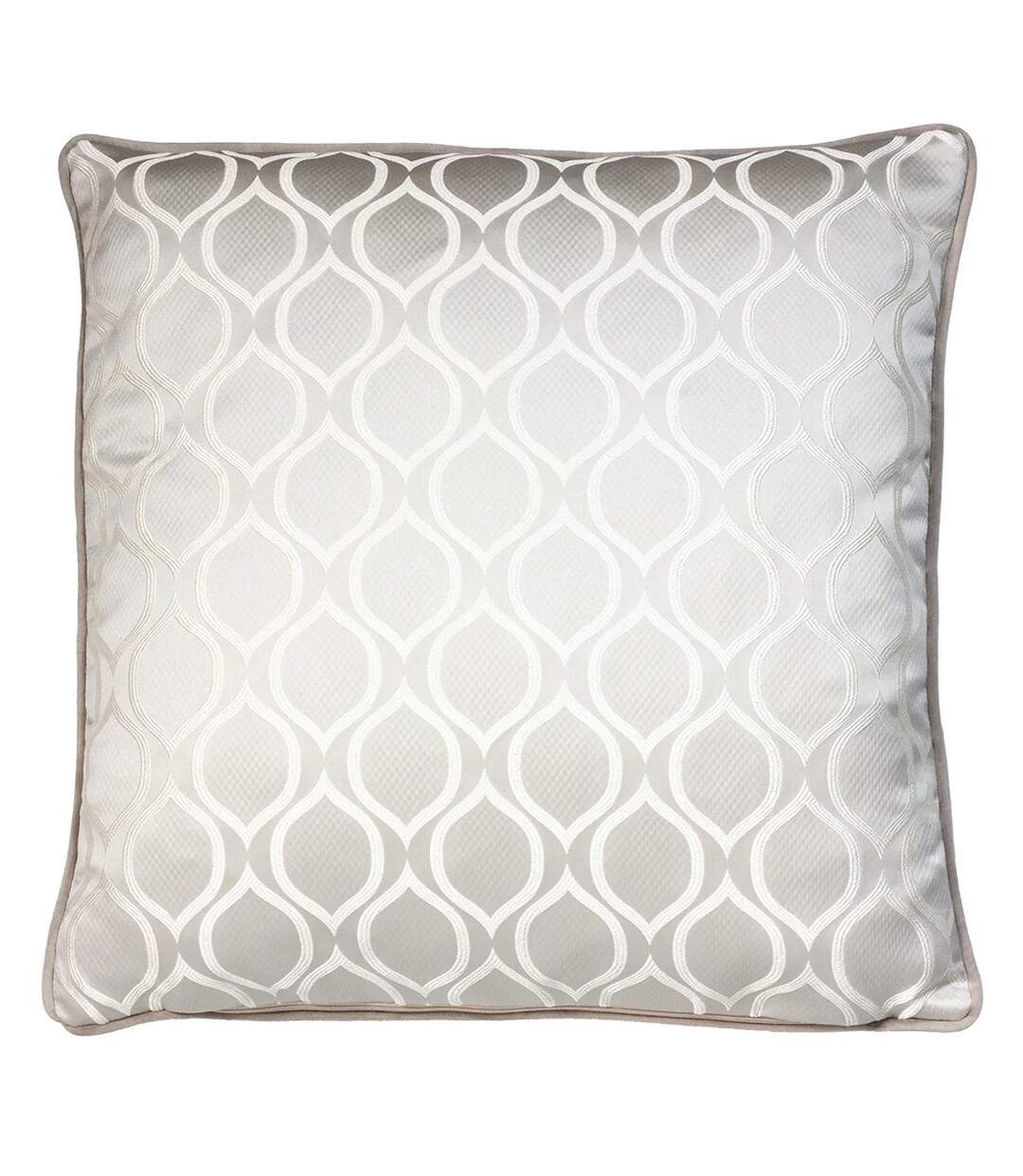 Solitaire embroidered cushion cover 50cm x 50cm feather Prestigious Textiles-1