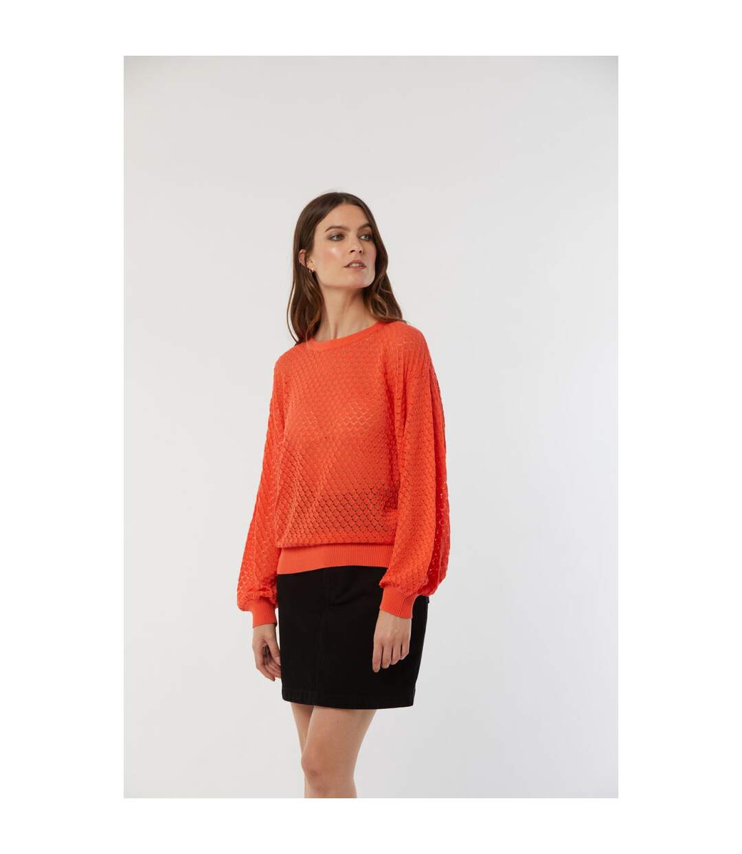 Pull manches longues coton regular CALIO-4