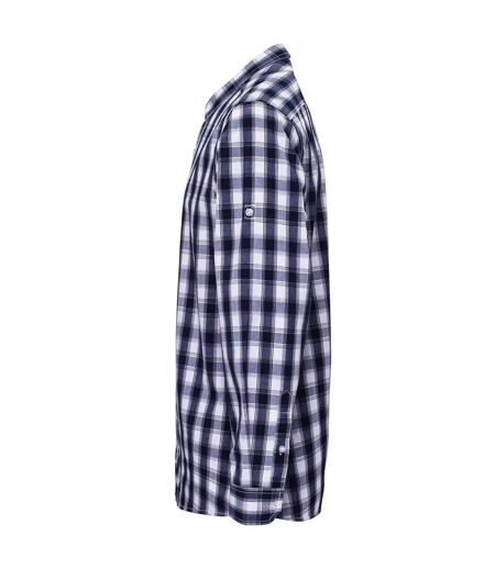 Chemise Mulligan Homme Blanc Bleu Marine Premier