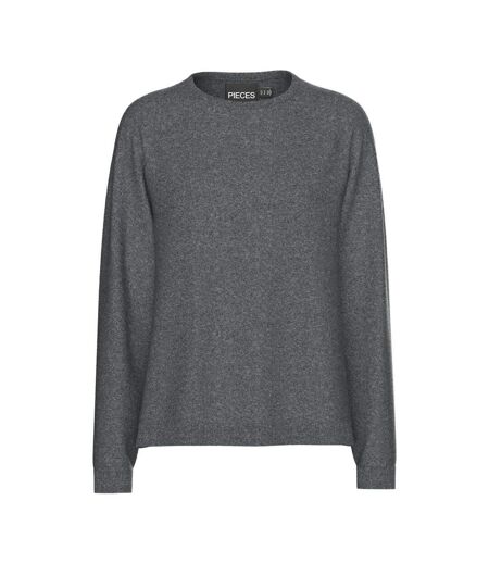 Pull gris femme pieces bree knit