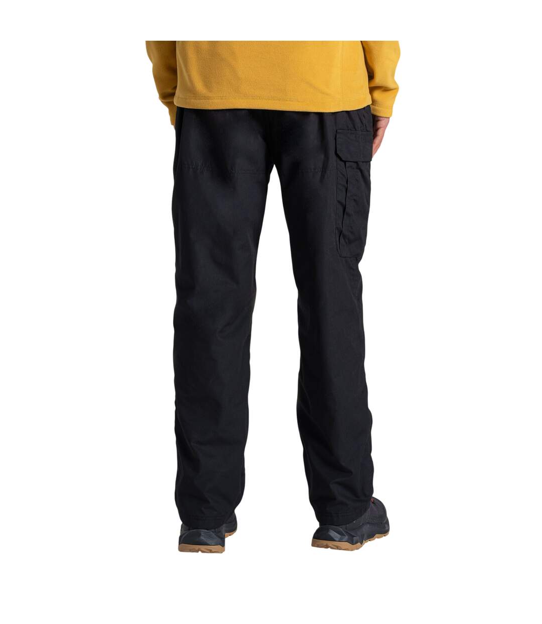 Pantalon À Taille Haute Semi-élastiquée Kiwi Homme Noir Craghoppers-3