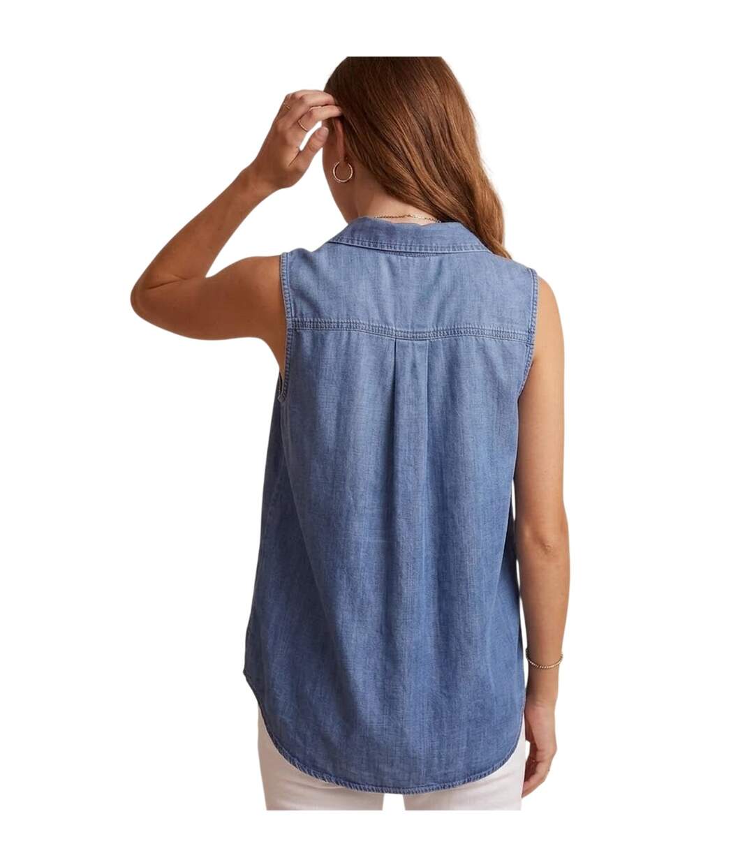 Chemise Sans Manches Femme Bleu Bella Dahl-2