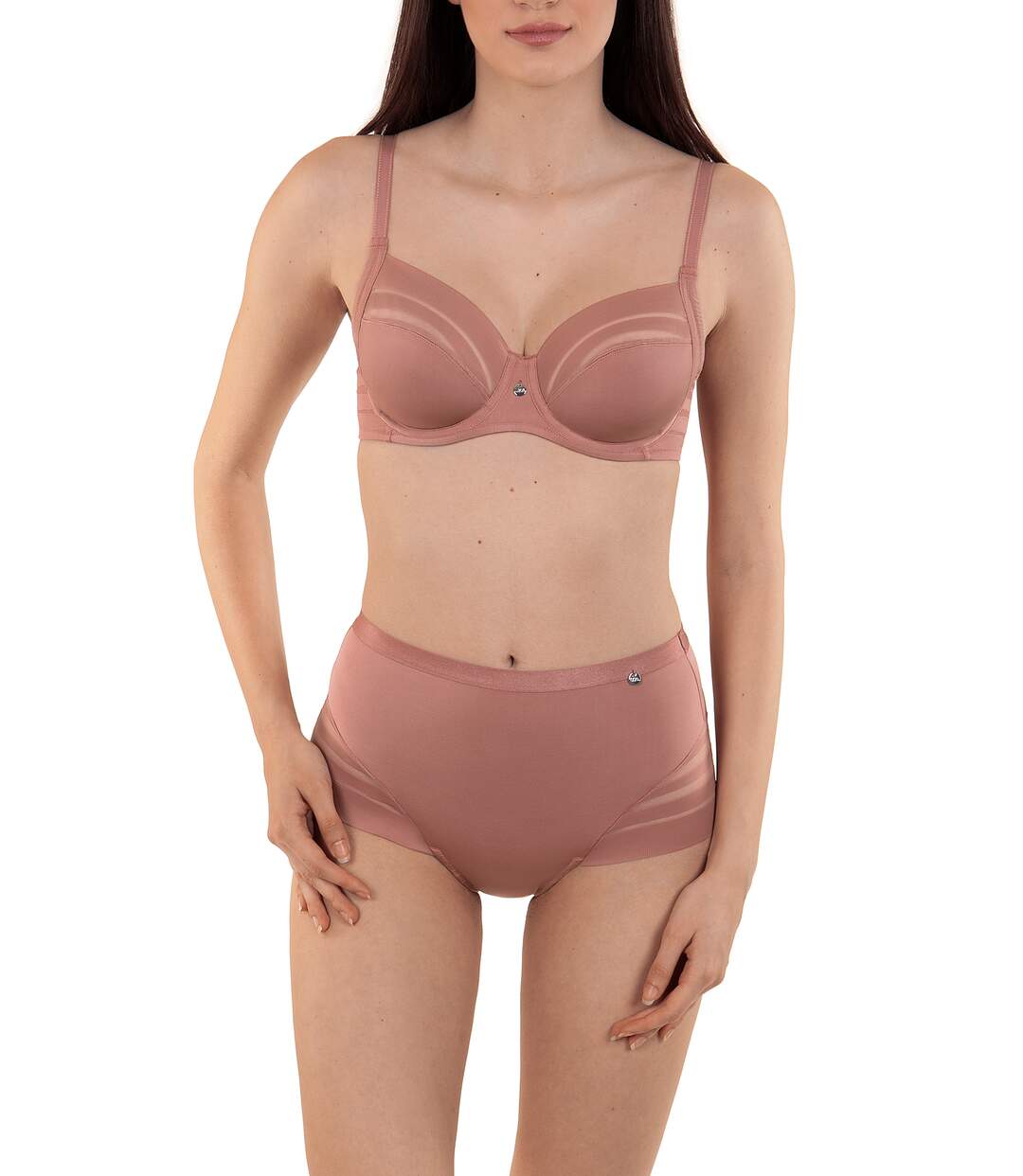 Soutien-gorge emboîtant Alegra cuivre bonnets F à H Lisca-2