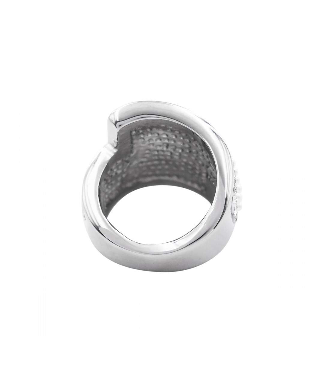 Superbe Bague Femme Ornée Perles Zirconium-3