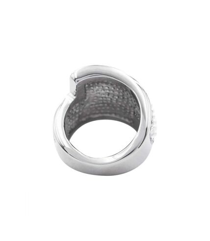 Superbe Bague Femme Ornée Perles Zirconium