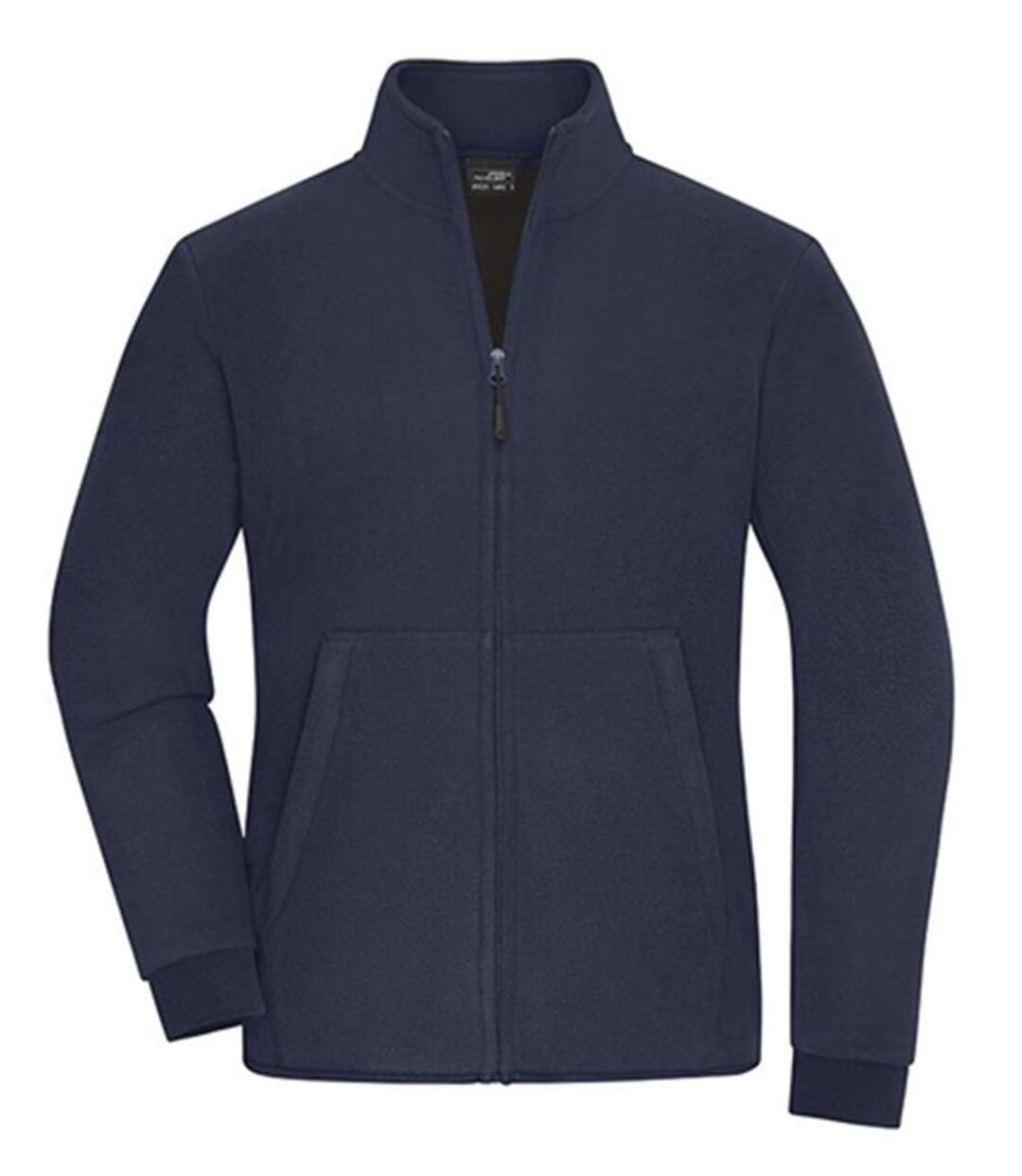 Veste polaire zippée - Femme - JN1321 - bleu marine et gris foncé-1