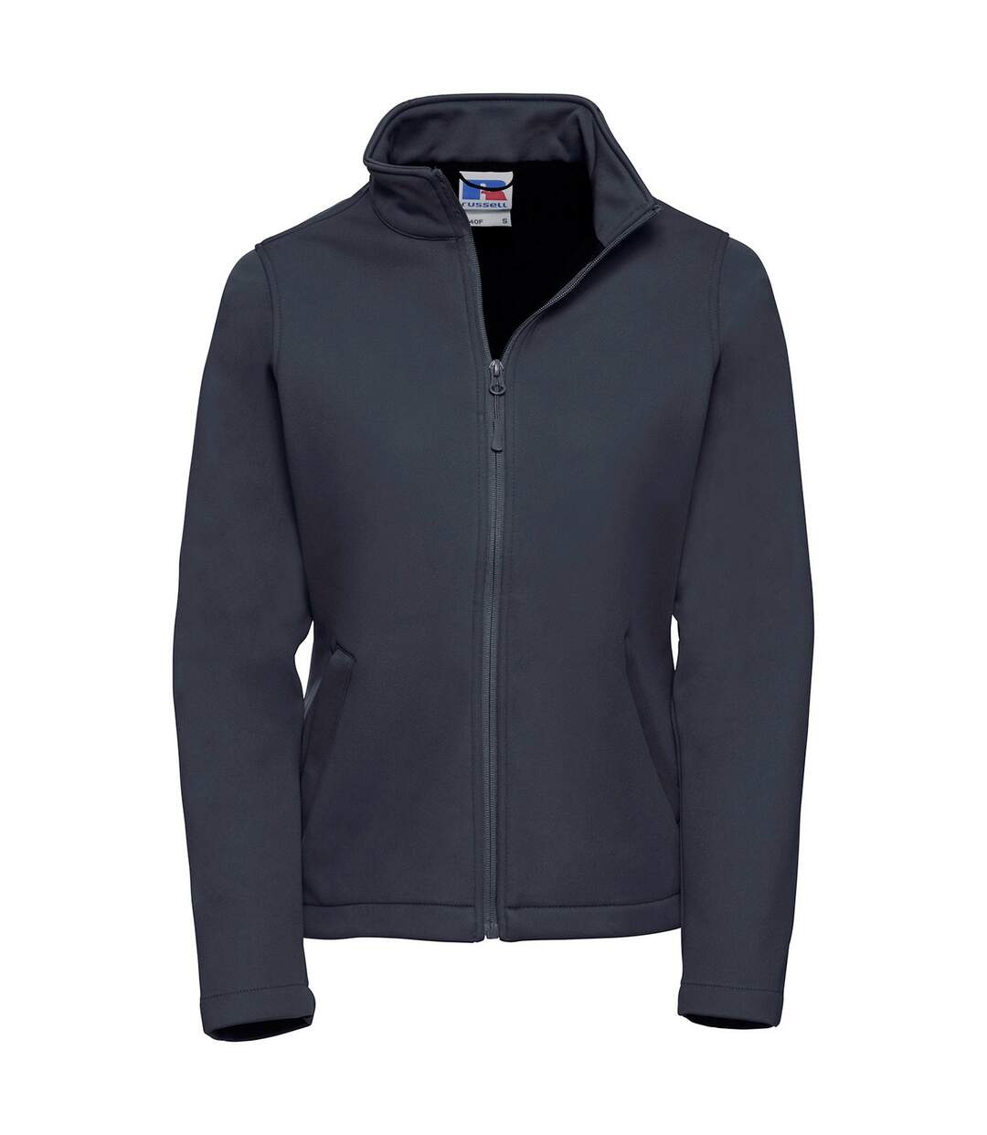 Womens/ladies smart soft shell jacket french navy Russell