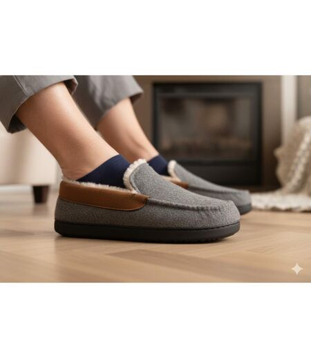Charentaise fourrée homme Pantoufle PREMIUM MU9733