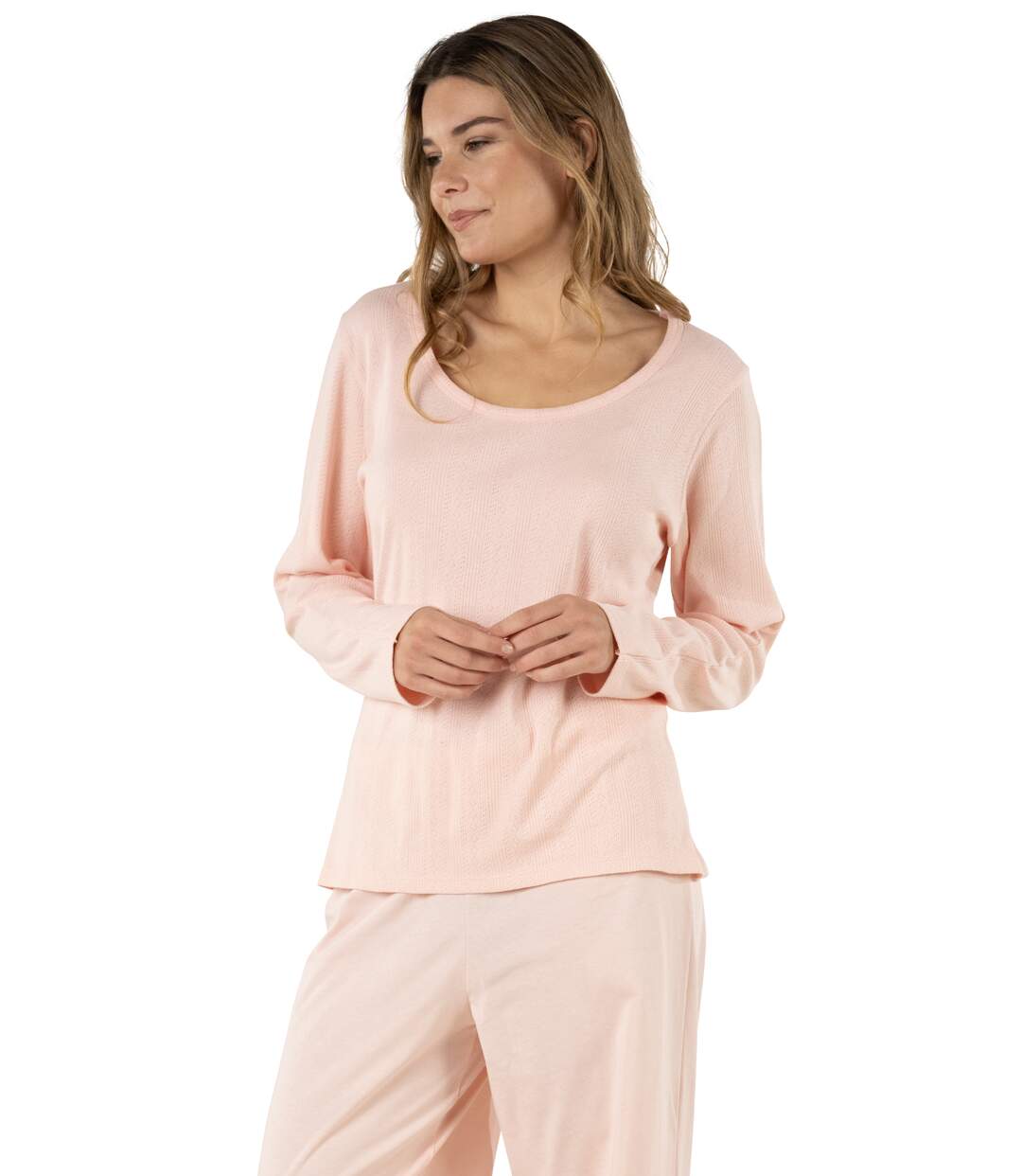 Pyjama long femme Maille Athena-2