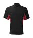 Polo à manches courtes homme noir/rouge/blanc GAMEGEAR-1