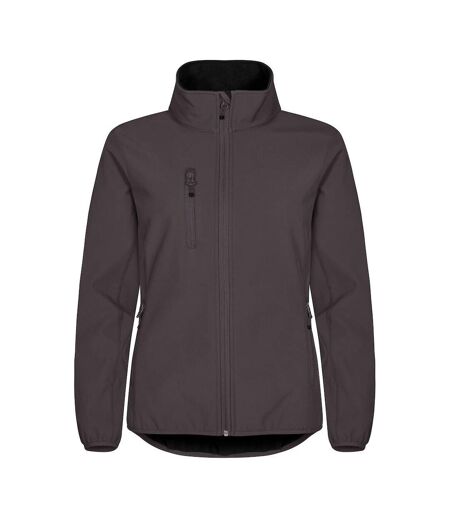 Veste Softshell Classic Femme Gris Foncé Clique