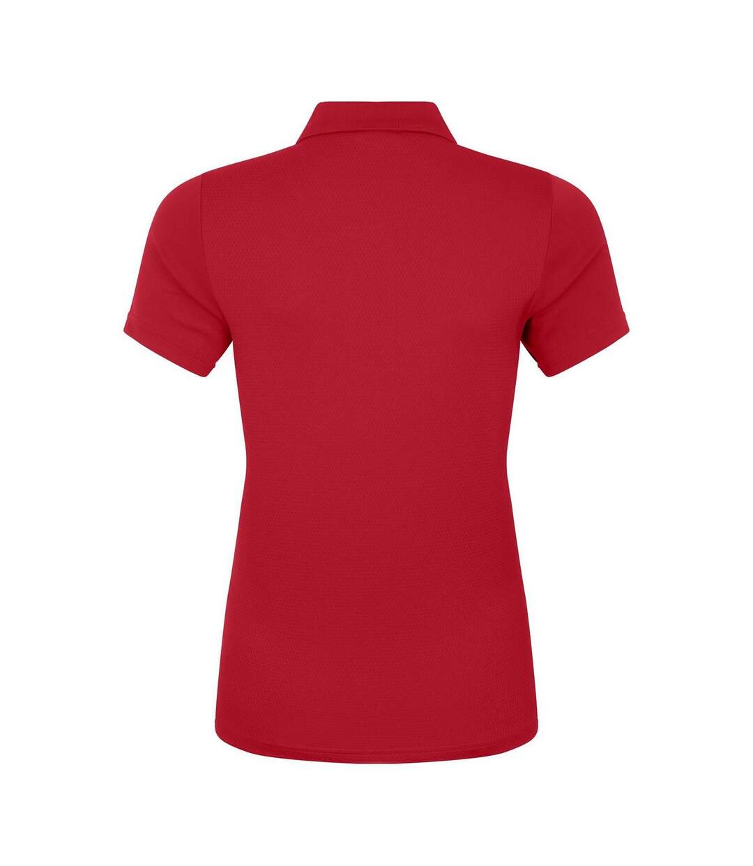 Womens/ladies Club Dry Regular Polo Shirt Red Canterbury-3