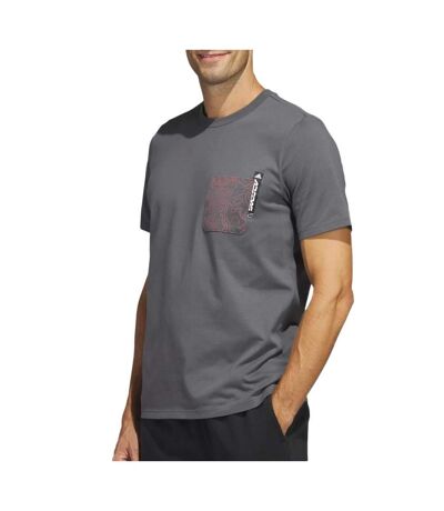 T-shirt gris homme adidas city - l