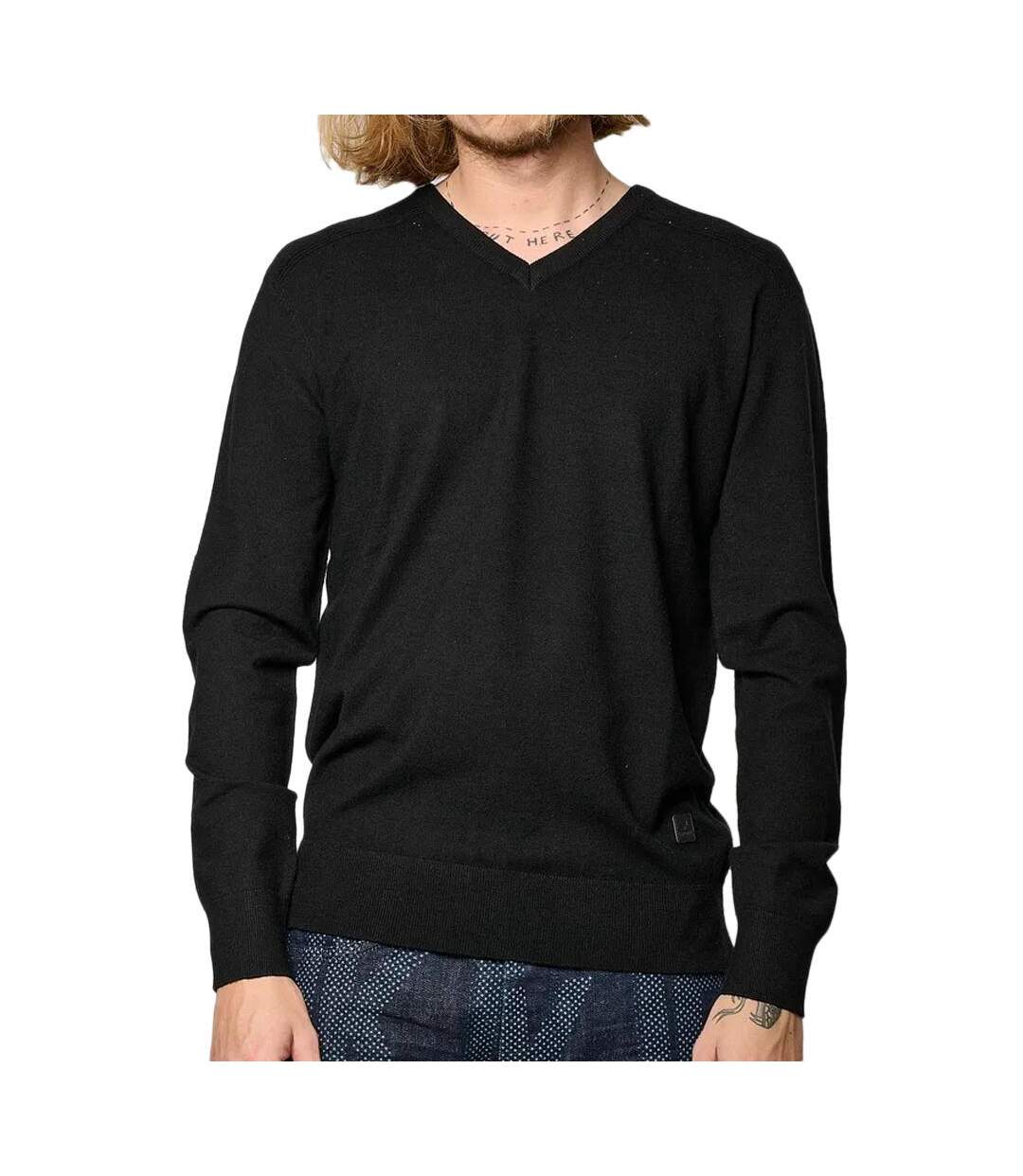 Pull Noir Homme Kaporal VILYM - XXL