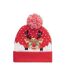 Bonnet Noël Motif Led Shimas Light Rouge MidOcean-1