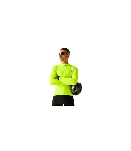 Maillot De Cyclisme Manches Longues Lightning Homme Jaune Fluo Dare 2B