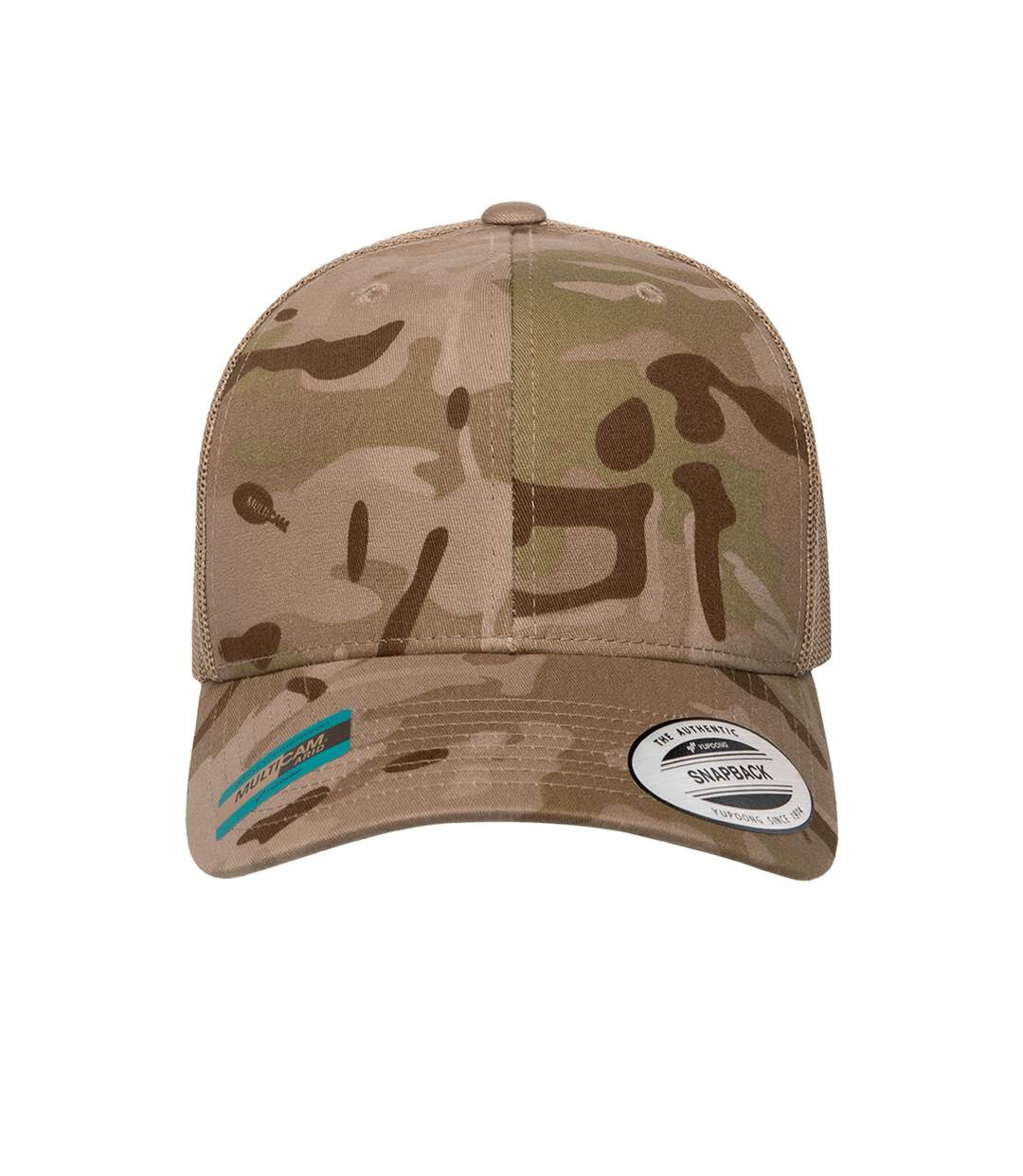 Casquette trucker flexfit multicam aride / marron clair Yupoong-2