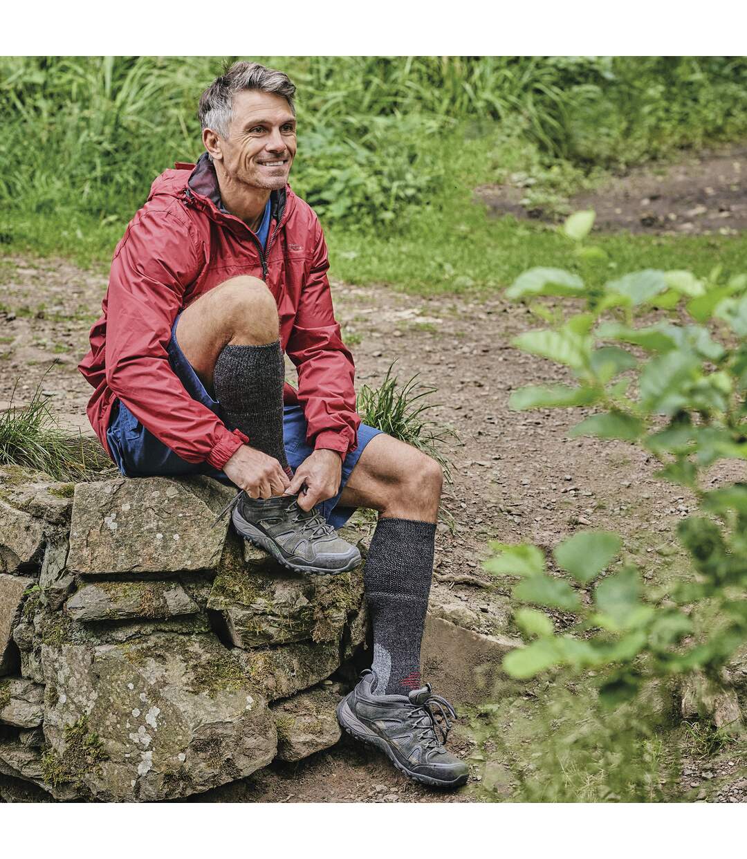 HJ Hall - Chaussettes Randonnée Homme Laine Épaisse Rembourrées Outdoor-5