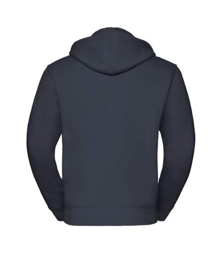 Russell Mens Authentic Full Zip Hooded Sweatshirt/Hoodie (Bottle Green)