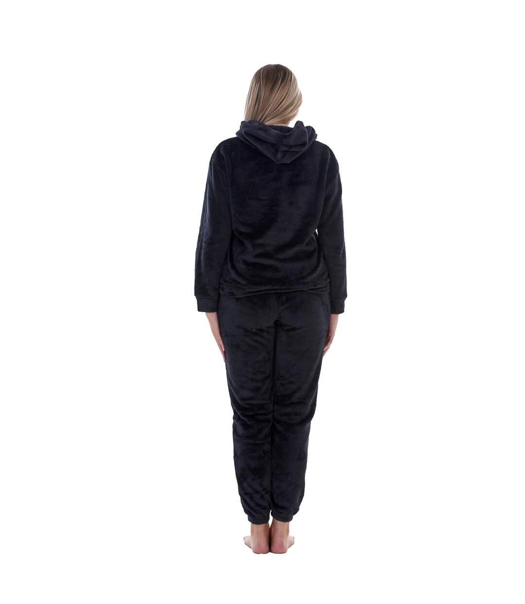 Ensemble De Pyjama Long Femme Noir Keanu-3