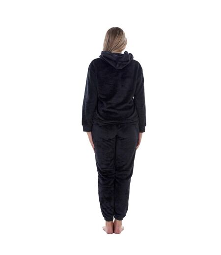 Ensemble De Pyjama Long Femme Noir Keanu
