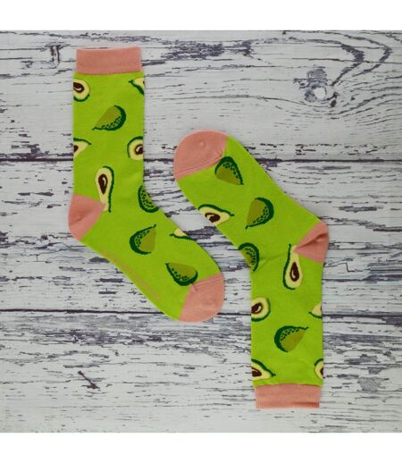 Miss Sparrow - Chaussettes Fruits Bambou Femme | Fantaisie Chaussettes Rigolotes