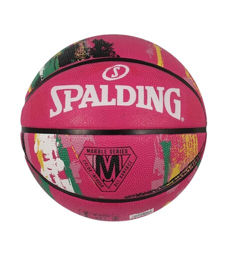 Ballon De Basket Motif/style Marbré Taille 7 Rose Spalding