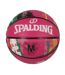 Ballon De Basket Motif/style Marbré Taille 7 Rose Spalding-1