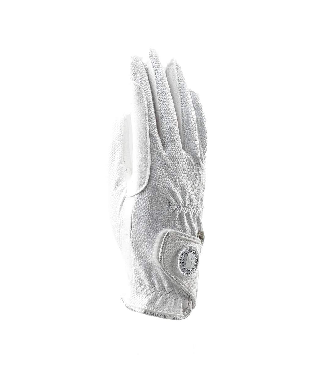 Gants D´équitation Aachen Adulte Blanc Aubrion-1