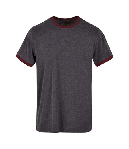 T-shirt Homme Charbon Pourpre Build Your Brand