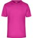t-shirt respirant JN358 - rose - col rond - Homme
