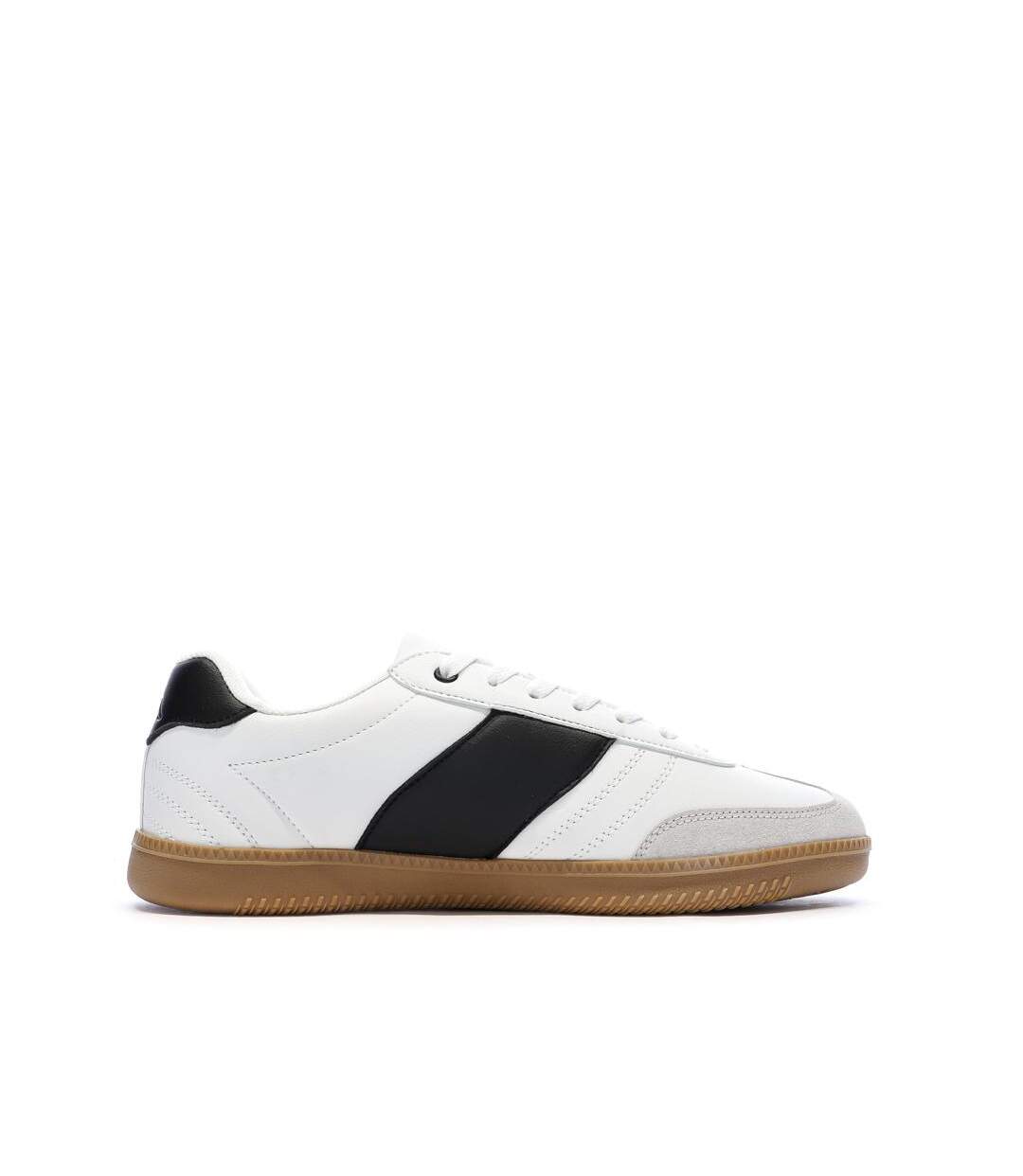 Baskets blanches homme kappa logo mattea-2
