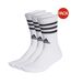 Chaussettes Style 3 Rayures Adulte Blanc Adidas-1
