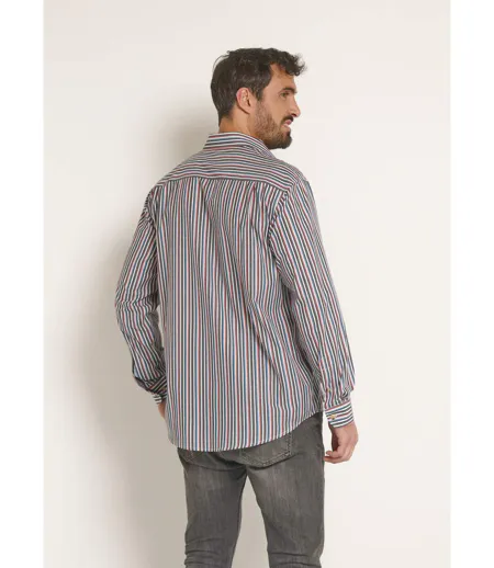 Chemise à rayures entretien facile