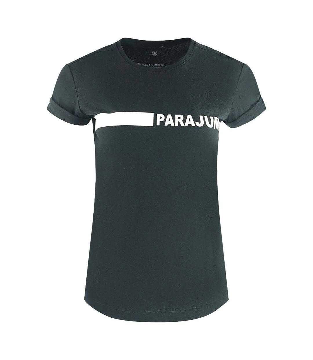 Unisex Adult Space T-shirt Black Parajumpers-1