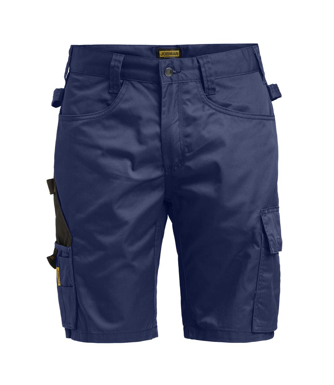 Mens Cargo Shorts Navy Black Jobman-1