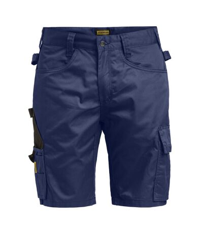 Mens Cargo Shorts Navy Black Jobman