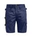 Mens Cargo Shorts Navy Black Jobman-1