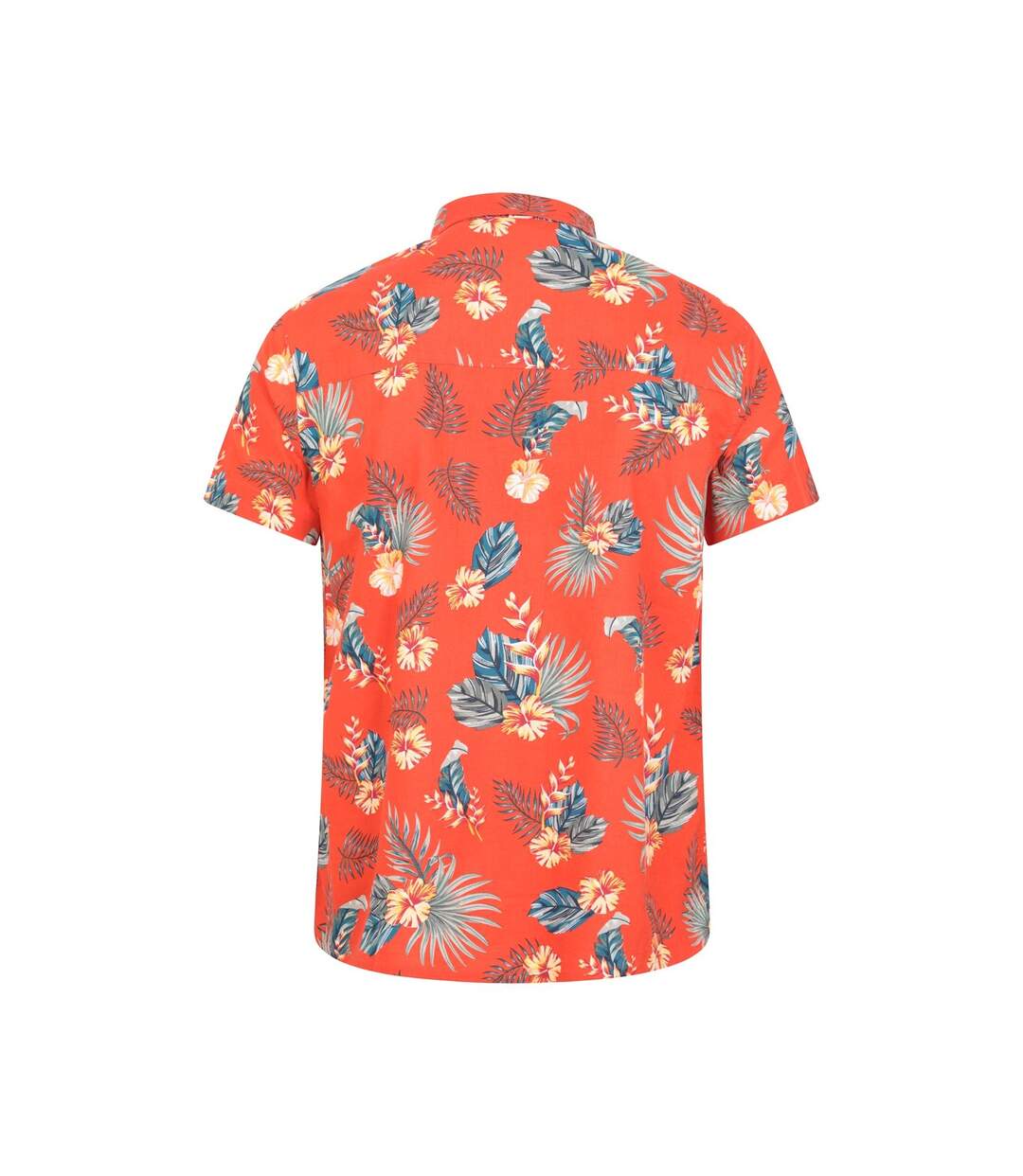 Mountain Warehouse Mens Hawaiian Short-Sleeved Shirt (Orange)