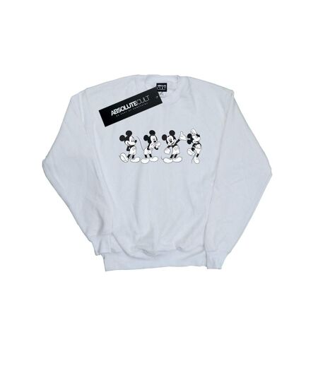 Disney Pantalon de survêtement Mickey Mouse Four Emotions - Femmes/Dames (Blanc) - UTBI26803