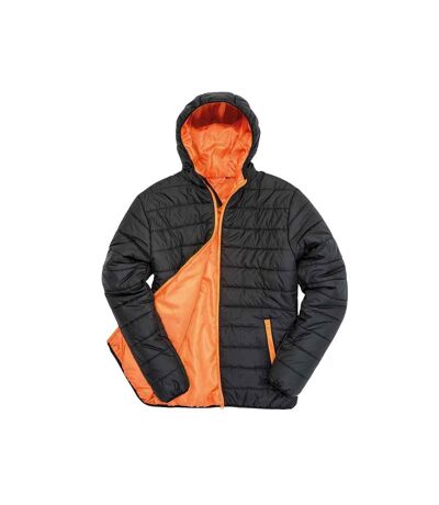 Result Core Mens Padded Jacket (Black/Orange)