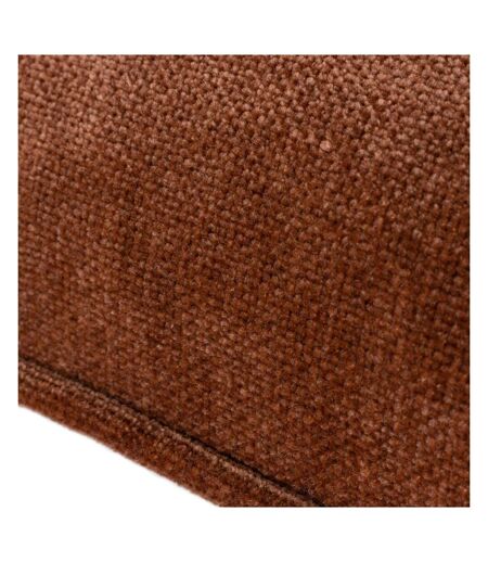 Heavy chenille reversible cushion cover 50cm x 50cm nutmeg Yard